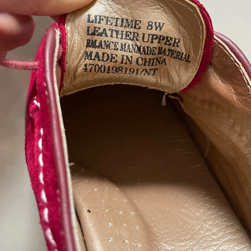 Hush Puppies Dark Red Suede Oxfords - Picture 6 of 8